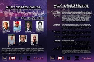 Music & Business Seminar @ The Roxy