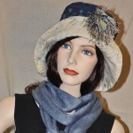 Now & Again Hat-brim up and Positano Scarf