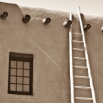 Taos Plaza Kiva Ladder