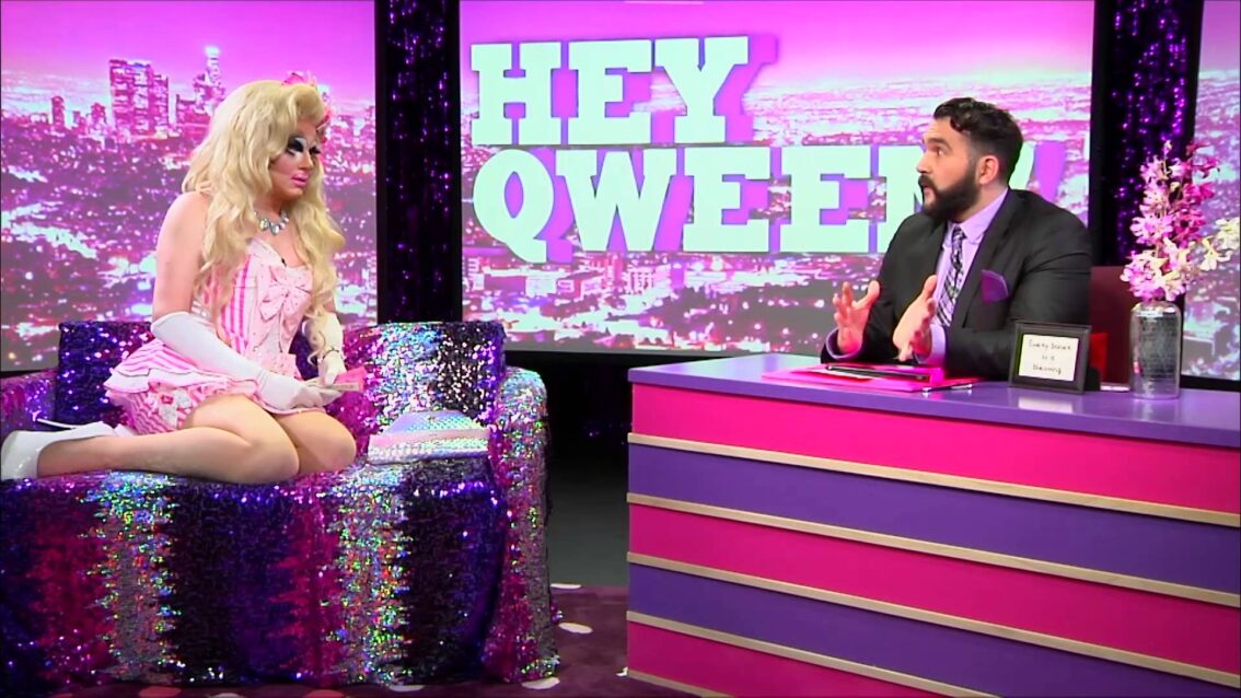 Courtney Act on Hey Qween!
