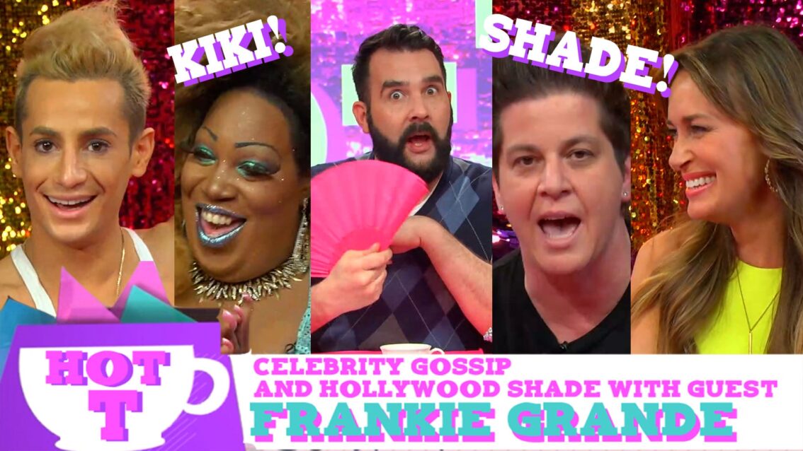 Frankie Grande on HOT T: Celebrity Gossip & Hollywood Shade Season 2 Episode 2
