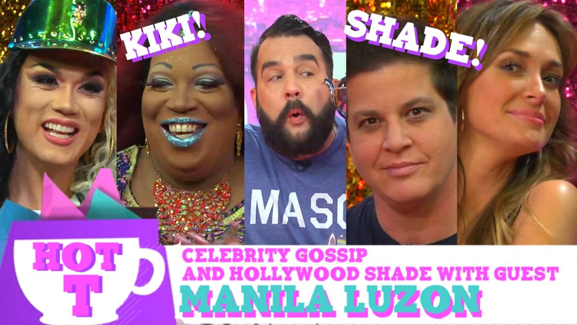 Manila Luzon on HOT T: Celebrity Gossip & Hollywood Shade Season 2 Episode 3!