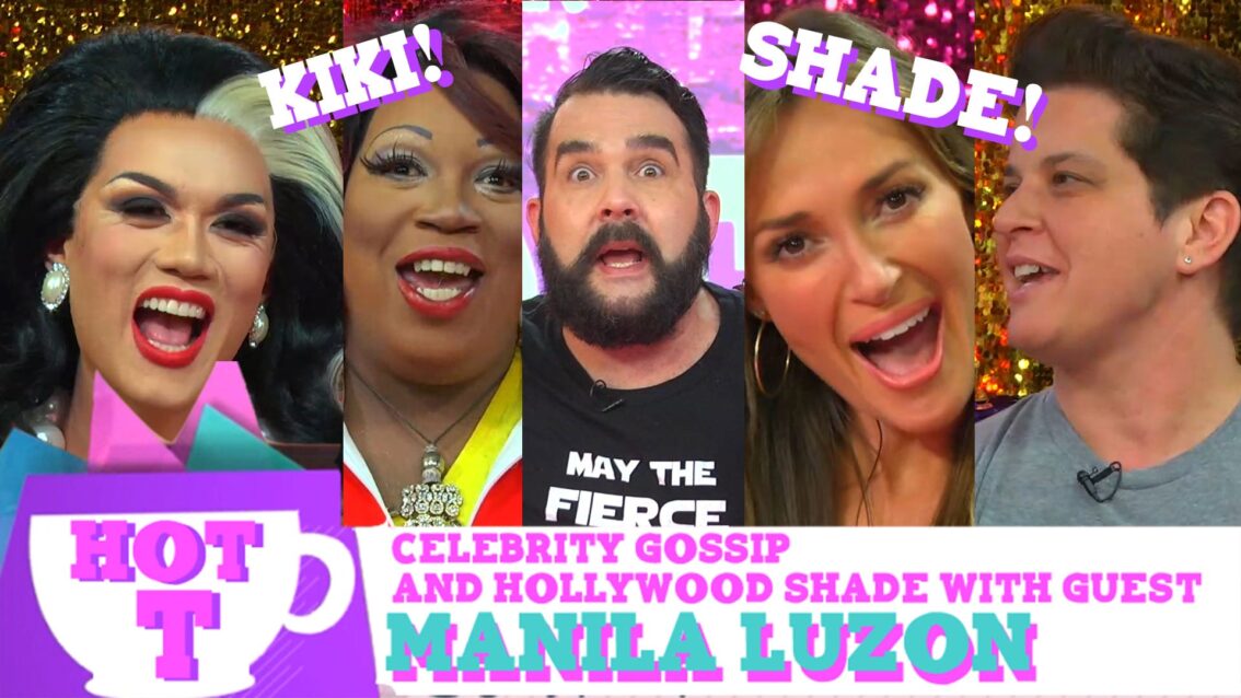 Manila Luzon on HOT T: Celebrity Gossip & Hollywood Shade Season 2 Episode 4!