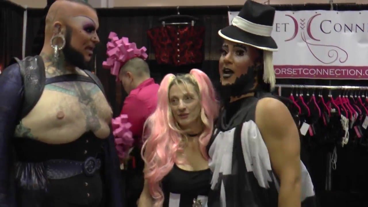 Corset Connection at DragCon with Roving Reporter Erickatoure Aviance