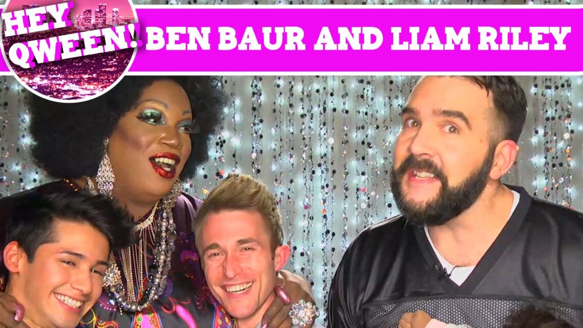 Cockyboys’ Liam Riley and Actor Ben Baur on Hey Qween with Jonny McGovern PROMO!