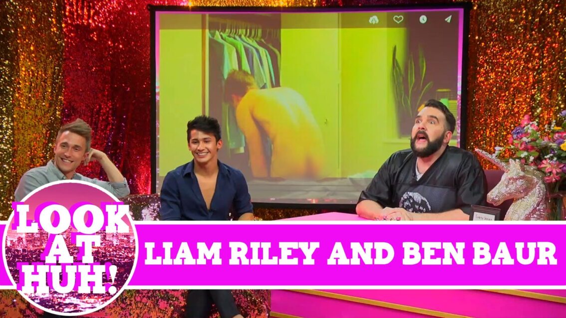 Cockyboys’ Liam Riley and Actor Ben Baur on Look at Huh on Hey Qween! with Jonny McGovern