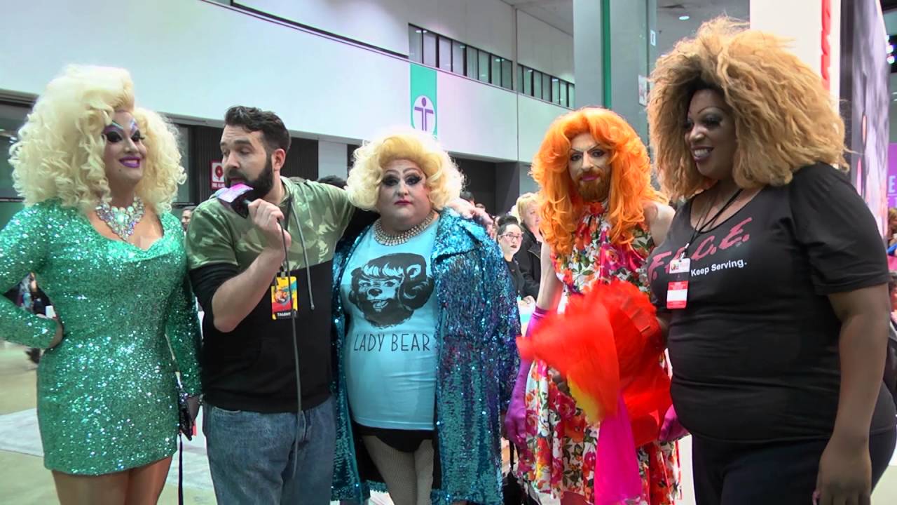Peaches Christ & Lady Bear from Rupaul’s Drag Con 2016 on Hey Qween Live