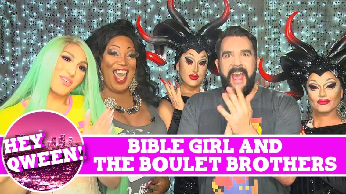 Bible Girl & The Boulet Brothers on Hey Qween! SUPERSIZED with Jonny McGovern! PROMO!