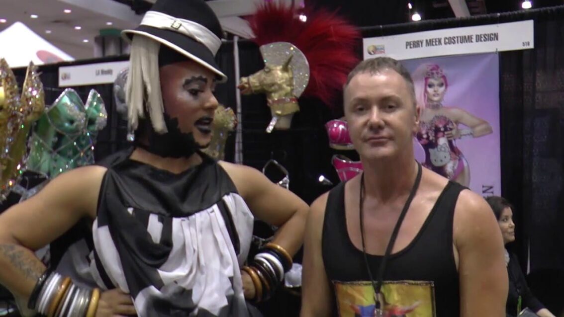 Perry Costumes at DragCon with Roving Reporter Erickatoure Aviance