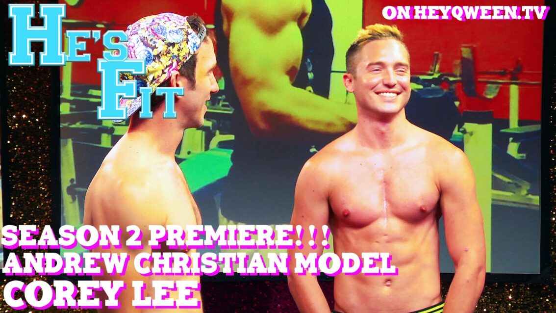 Andrew Christian Model Cory Lee on He’s Fit!: Shirtless Fitness & Muscle Exploitation