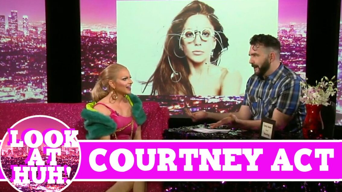 Courtney Act LOOK AT HUH! On Hey Qween with Jonny McGovern