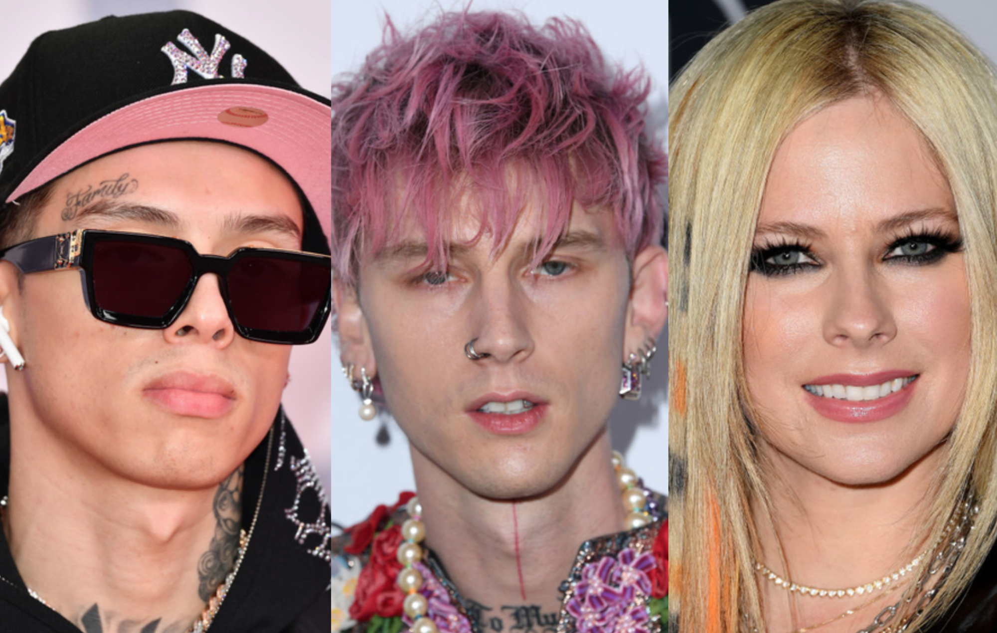 Central Cee, Machine Gun Kelly and Avril Lavigne