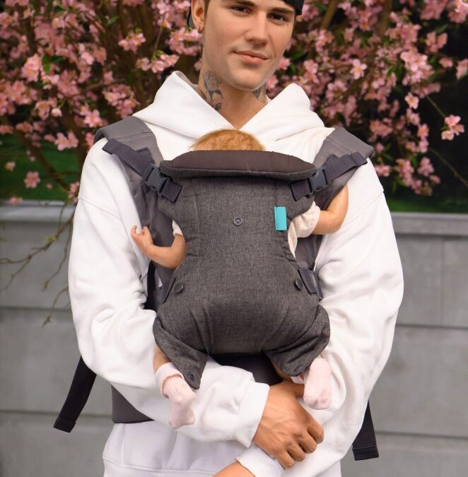 Justin Bieber’s Wax Figure Wears a Baby Carrier at Madame Tussauds Following Hailey Bieber Pregnancy News