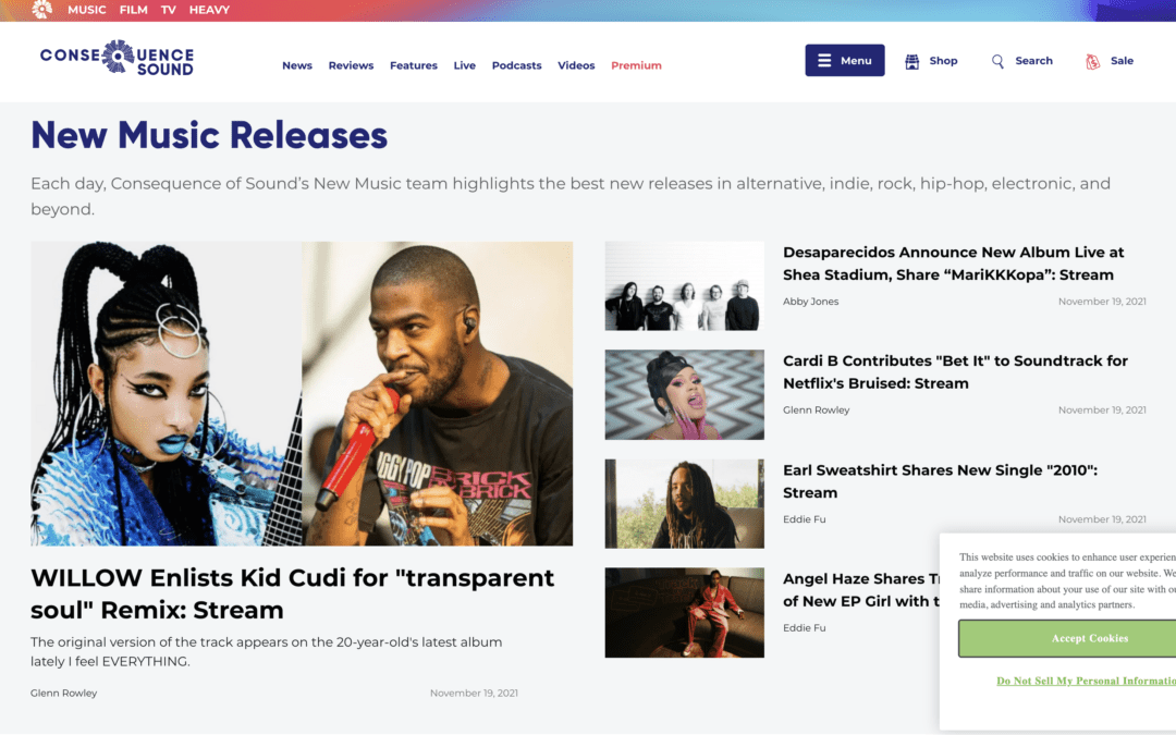 Consequence of Sound