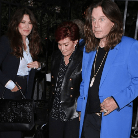 Ozzy & Sharon Osbourne grab a bite to eat at Pump!