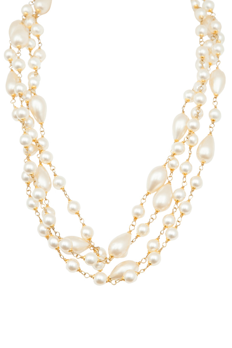 Necklace Faux Pearls