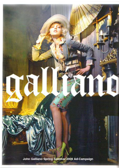 <strong>John Galliano Spring-Summer 2009<br>Ad Campaign</strong>