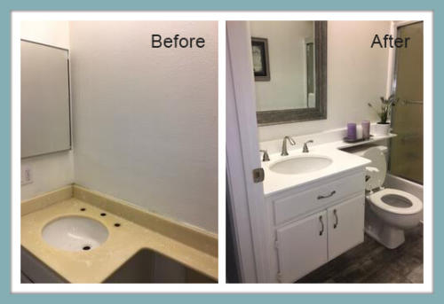 the home artisan before after 04 bathroom
